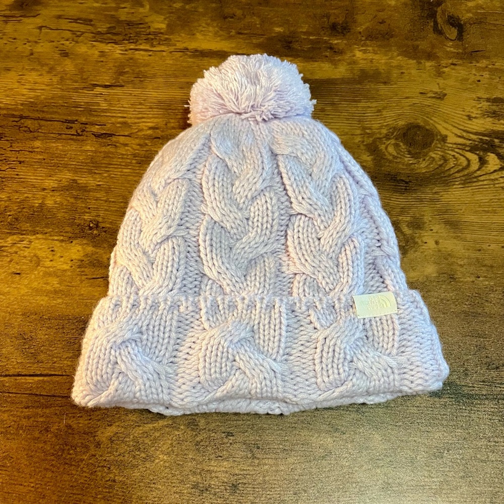 The North Face Fleece-lined Beanie w/pom pom